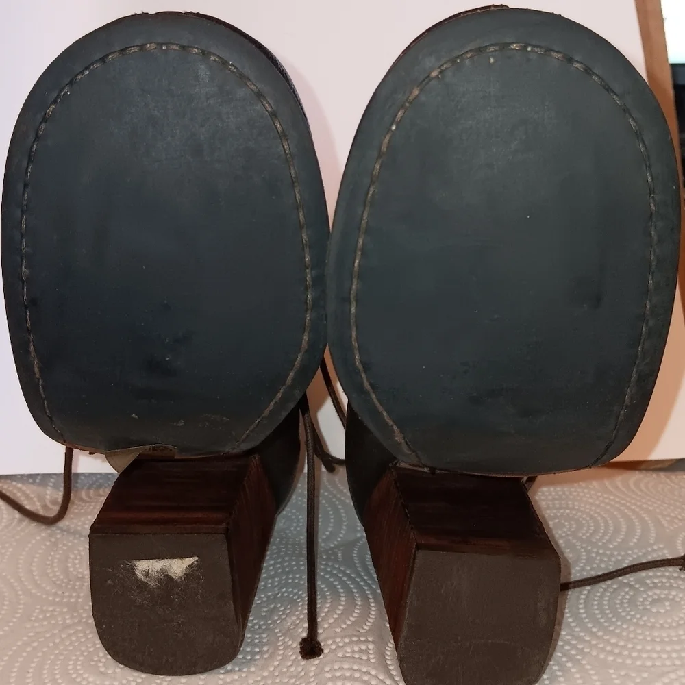 Marsell Italian Leather Vintage Bolla Lace Up Ankle Boots EU 36.5